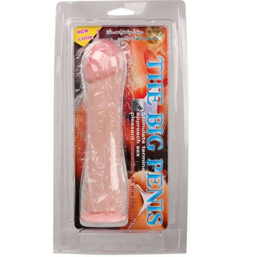 Dildo Realistico con Ventosa Naturale 26 cm, TPR resistente
